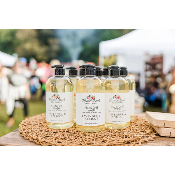 Lavender & Apricot All-In-One Wash