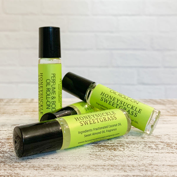 Honeysuckle Sweetgrass Perfume Roller