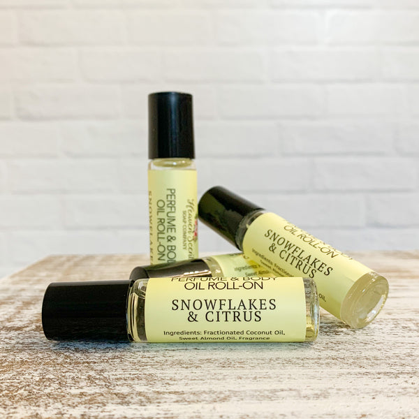Snowflakes & Citrus Perfume Roller