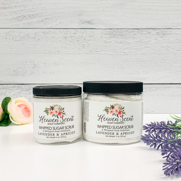 Lavender & Apricot Whipped Sugar Scrub