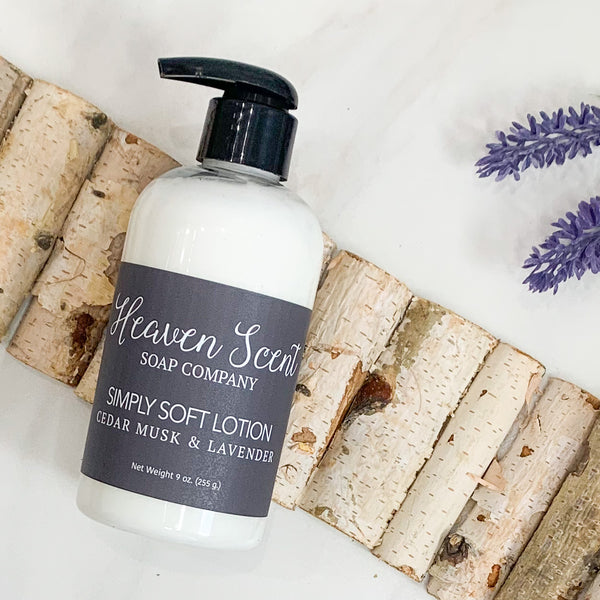 Cedar Musk & Lavender Simply Soft Lotion