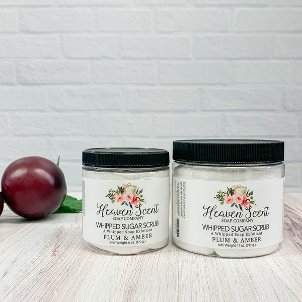 Plum & Amber Whipped Sugar Scrub