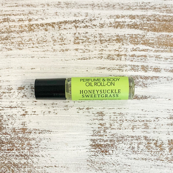 Honeysuckle Sweetgrass Perfume Roller