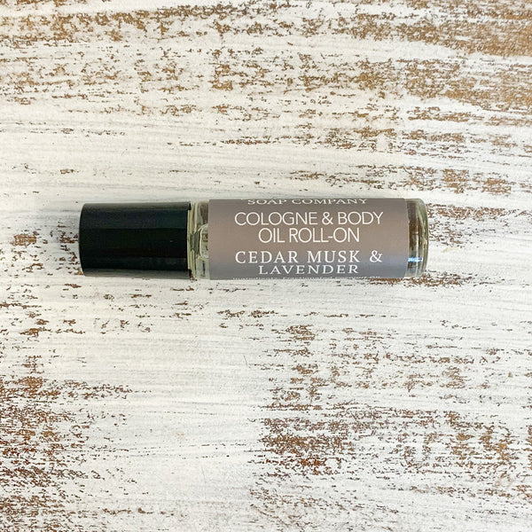 Cedar Musk & Lavender Cologne Roller