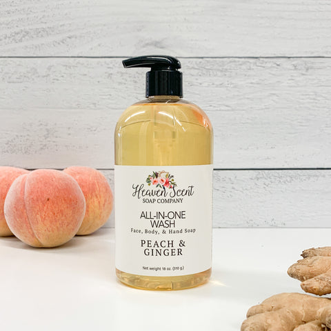 Peach & Ginger All-In-One Wash