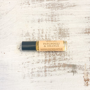 Patchouli & Orange Essential Oil Roller