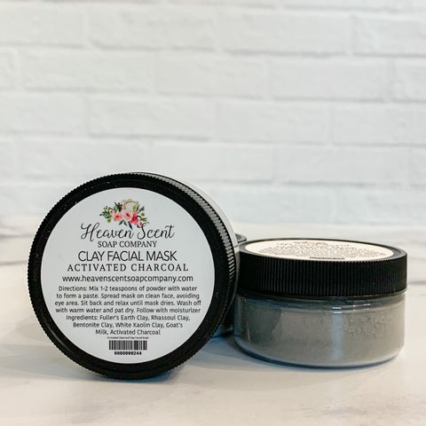 Activated Charcoal Clay Facial Mask