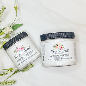 Honeysuckle Sweetgrass Whipped Sugar Scrub