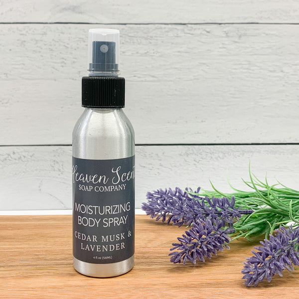 Cedar Musk & Lavender Moisturizing Body Spray