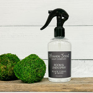 Black Coral & Moss Room & Linen Spray