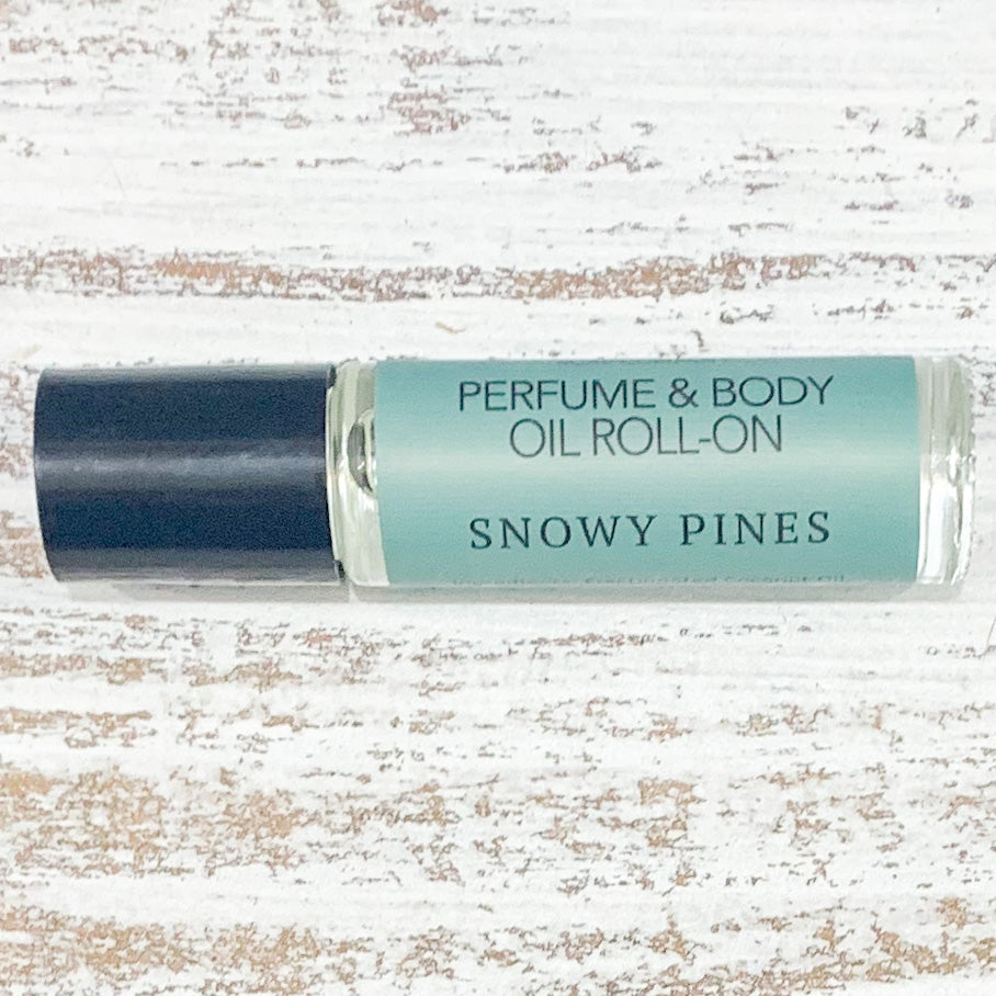 Snowy Pines Perfume Roller