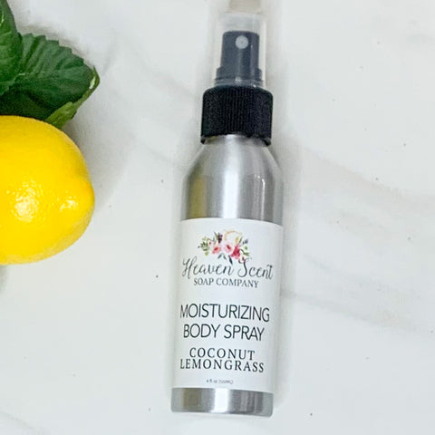 Coconut Lemongrass Moisturizing Body Spray