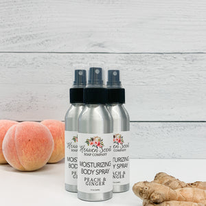 Peach & Ginger Moisturizing Body Spray