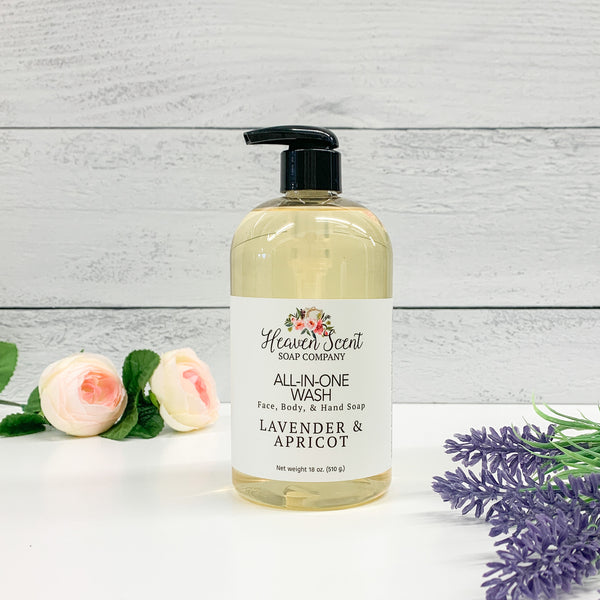 Lavender & Apricot All-In-One Wash