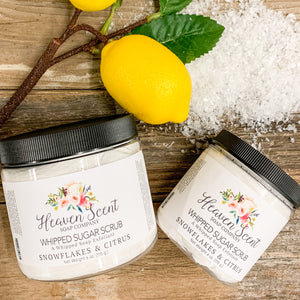 Snowflakes & Citrus Whipped Sugar Scrub